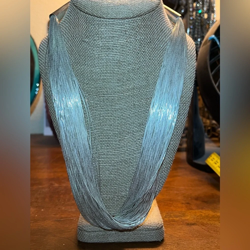 Carolyn Pollack Relios Sterling Liquid Silver 100 Strand Necklace